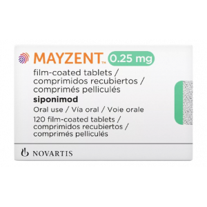 MAYZENT 0.25 MG ( SIPONIMOD ) 120 FILM-COATED TABLETS